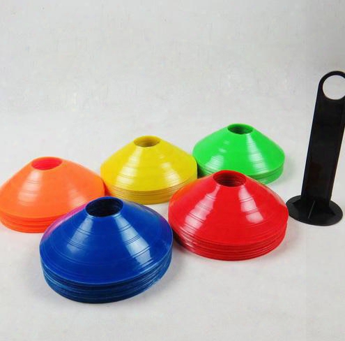 New Space Markers Cones Soccer Football Ball Training Equipment Soft Plastic