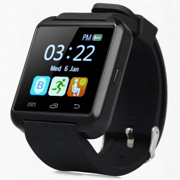 Original Factory U8s Outdoor Sports Smart Bluetooth Wrist Watch With Remote Camera Pedometer Sedentary Reminder Smartwatch +b