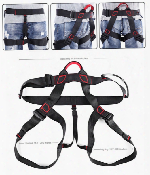 Tactical Accoutrement Protective Device Outdoor Gear Harness Bust Seat Belt Rock Climbing Harness Rappelling Equipment 4 Colors