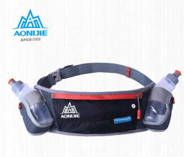 Wholesale-aonijie Running Hydration Belts Bottle Holder Belt Reflective Running Water Belt Fanny Pack Men Women Waist Packs