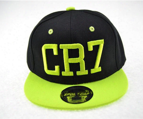 Wholesale- Cristiano Ronaldo Cr7 Baseball Caps Cotton Cr7 Caps Snapback Hip Hop Fashion Hat Men Baloncesto Caps Bone Snapback Aba Reta Snap