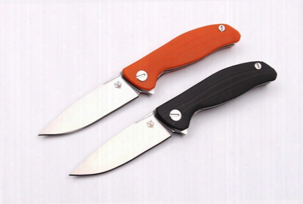 Wholesale F3 Flipper Folding Blade Knife 440c 58hrc Satin Blade Edc Pocket Knife Outdoor Camping Hiking Survival Gear Xmas Gift