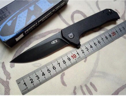 Zt Zero Tolerance 0804 Zt0804 Ball Bearing Folding Knife Black Titanium G10 Handle Camping Hunting Pocket Survival Knife Exterior Edc Tool