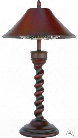 Blue Rhino Ewtr800sp 34 Inch Tall Outdoor "new Orleans" Table Lamp  Electric Heater With 1,200 Watt Halogen Bulb, 12 Ft. Diameter Heating Area, Automatic Shutoff Tilt Switch And 8 Ft. Cord