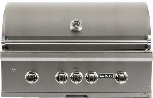 Coyote S-series C1sl36 36 Inch Built-in Gas Grill With 875 Sq. In. Cooking Area, 95,000 Total Btu, 3 High Performance Infinity Burners, Rapidsear Burner, Rear Infrared Burner, Heat Control Grids, Led Knobs, Smoker Box And Cart Option