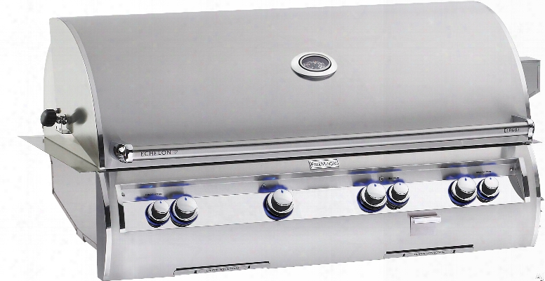 Fire Magic Echelon Collection E1060i4 48 Inch Built-in Gas Grill With 1,056 Sq. In. Cooking Surface, 115,000 Btu Primary Burners, 22,000 Btu Back Burners And 3,000 Btu Wood Chip Smoker