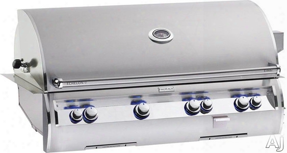 Fire Magic Echelon Collection E1060i4a1p 50 Inch Built-in Gas Grill With 1056 Sq. In. Cooking Surface, 115,000 Total Btu's, Wood Chip Smoker, Rotisserie, Infrared Burner And Liquid Propane