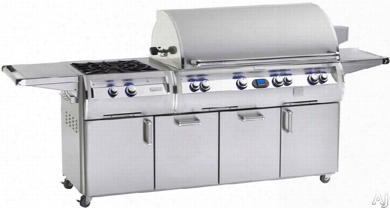 Fire Magic Echelon Collection E1060s4l151 111 Inch Freestanding Gas Grill With 1056 Sq. In. Cooking Surface, 112,000 Main Bu Rner Btus, Wood Chip Smoker, Power Burner And One Infrared Burner