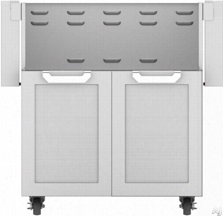 Hestan Gcd30 30 Inch Double Door Grill Cart: Stainless Steel