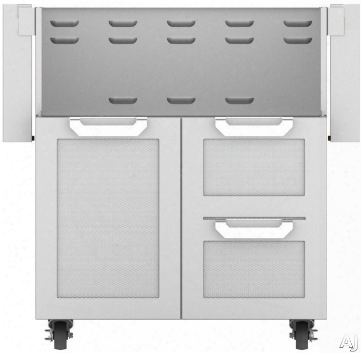 Hestan Gcr30 30 Inch Double Drawer And Door Grill Cqrt: Stainless Steel