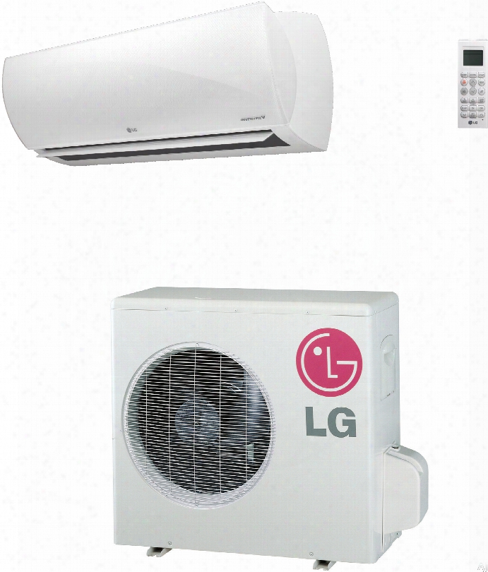 Lg Art Cool Premier La120hyv1 12,000 Btu Single Zone Wall-mount Ductless Split System With 13,600 Btu Heat Pump, 14.1 Eer, Inverter And R-410a Refrigerant (lan120hyv1 Indoor/lau120hyv1 Outdoor)