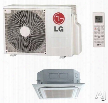 Lg Lc127hv4 11,100 Btu Choose Zone Mini-split With 15,500 Btu Heating Capacity, Indoor Ceiling Cassette, 19.4 Seer, 12.6 Eer, 335 Cfm, Low Ambient Operation, Dehumidifying Mode And Night Quiet Operation (lcn127hv4 Indoor Unit / Luu127hv Outdoor Unit)