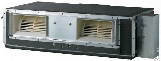 Lg Lh367hv 36,000 Btu High Static Single Zone Ceiling Concealed Ductless Split System With 40,000 Btu Heat Pump, 12.1 Eer, Inverter And Remote Controls (lhn367hv Indoor/luu367 Outdoor)