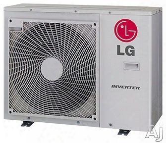 Lg Multi F Series Lmu30chv 30,000 Btu Multi-zone Ductless Split Outdoor Air Conditioner Wirh 32,000 Btu Heating Capacity, Inverter (variable Speed Compressor), Low Ambient Operation, Auto Operation, Self-diagnosis, Defrost/deicijg And Gold Fin Anti-corros