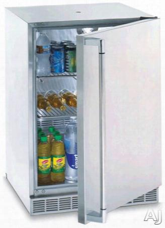 Lynx L24bf 24 Inch Outdoor Refrigerator With 5.5 Cu. Ft. Capacity, Beverage Dispenser Convertible, 2 Pull-out Stainless Steel Shelves, Digital Temperature Controls And Door Lock