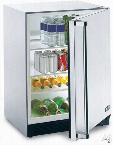 Lynx L24ref 24 Inch Outdoor Refrigerator With 5.5 Cu. Ft.capacity, 4 Adjustable Glass Shelves, Adjustable Temperature Control And Gfi Equipped Plug