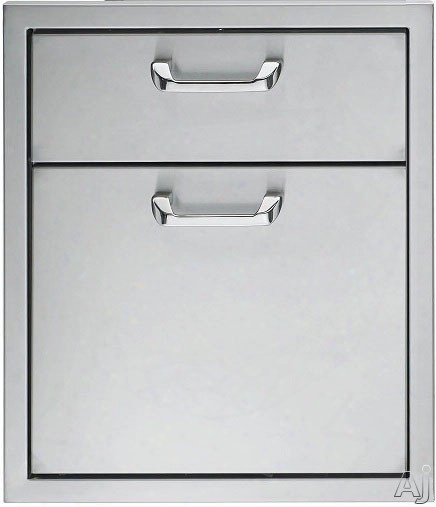 Lynx Ldw19 19 Inch Stainless Steel Double Drawers
