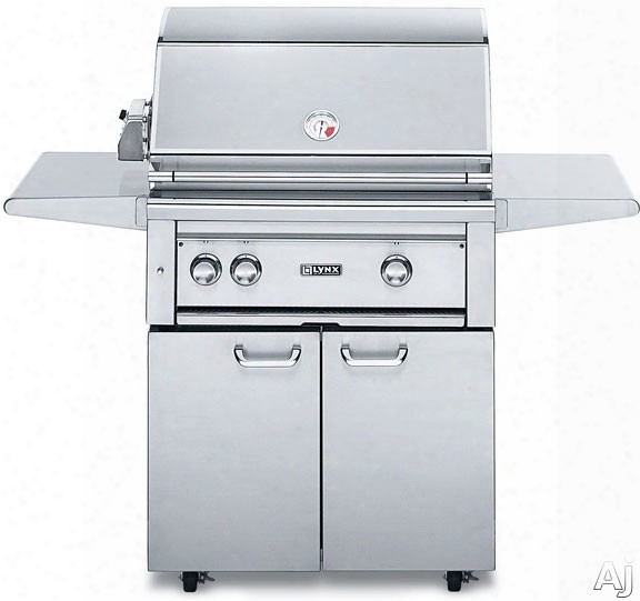 Lynx Professional Grill Series L30psfr2 56 Inch Freestanding Gas Gril L With 840 Sq. In. Cooking Surface, Prosear2 Burner, Red Brass Burner, 3-speed Rotisserie, Hot Surface Ignition And Halogen Surface Light