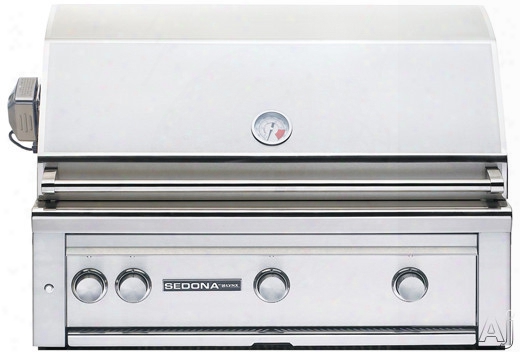 Lynx Sedona Series L600pslp 36 Inch Built-in Gas Grill With Prosear Burner, Temperature Gauge, Led Control Light, 891 Sq. In. Cooking Surface, 69,000 Total Btus And 2 Stainless Steel Tube Burners: Liquid Propane