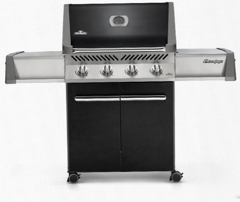 Napoleon Prestige I Series P500nk2 64 Inch Freestanding Gas Grill With Jetfire Ignition, Cast Iron Grids, Soft Touch Controls, Lift Ease Lid, Stainless Steel Heat Diffuser, Easy Roll Casters, 4 Burners, Side Shelf, 48,000 Total Btus And 760 Sq. In. Cookin