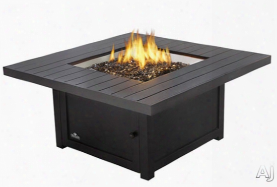 Napoleon St. Tropez Series Gpfts48z Square Patioflame Table With6 0,000 Btu And Topaz Cyrstalline Ember Bed