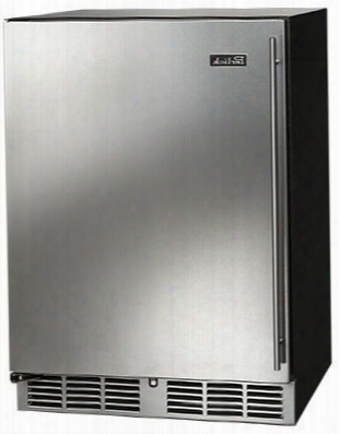 Perlick C-series Hc24ro31l 24 Inch Built-in Undercounter Outdooor Refrigerator With 5.2 Cu. Ft. Capacity, 2 Wire Racks, Digital Control Panel And Zero Clearance Door Hinge: Stainless Steel, Left Hinge Door Swing