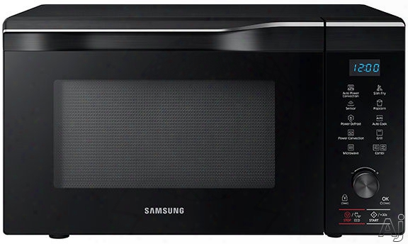 Samsung Mc11k7035cg 20 Inch Countertop Microwave With Power Convection, Sensor Cook, Powergrill, 1.1 Cu. Ft. Of Capacity, 10 Power Levels, 1000 Watts Of Powers, Eco Mode, Slim Fry, Child Lock, Led Display And Ceramic Interior