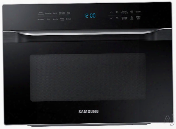 Samsung Mc12j8035ct 1.2 Cu. Ft. Counter Top Convection Microwave With 1600 Watts, Powergrill Duo, Slim Fry, Auto Defrost, Auto Cook, Eco Mode, Glass Touch Controls And Ceramic Enamel Interior