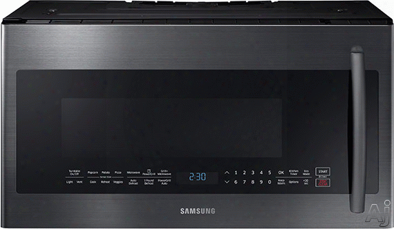 Samsung Me21k7010d 2.1 Cu. Ft. Over-the-range Microwave With 1,000 Cooking Watts, 10 Power Levels, 400 Cfm, Powergrill, Sensor Cooking, Cooking Presets, Eco Mode, Turntable On/off And Glass Touch Controls