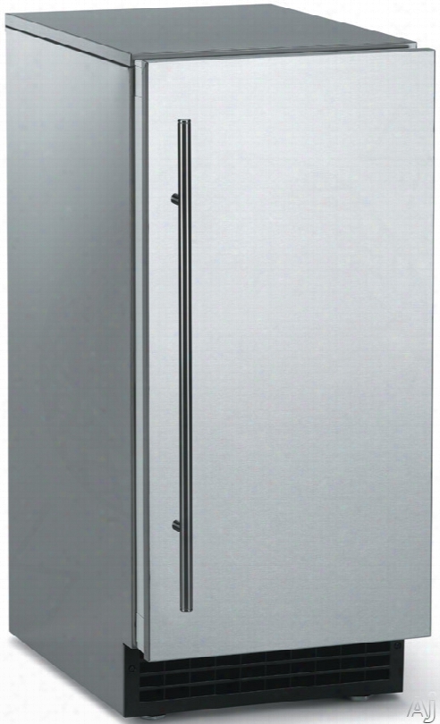 Scotsman Brilliance Series Sccg50ma1ss 15 Inch Outdoor Gourmet Ice Machine With 26 Lbs. Storage Capacity, 65 Lbs. Daily Production, Water-quality Sensor And Crystal Clear Ice