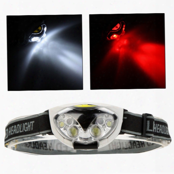 1200 Lumens 6 Led Lights 3 Modes Water Resistant Outdoor Camping Headlight Headlamp For Hiking Fishing Cycling