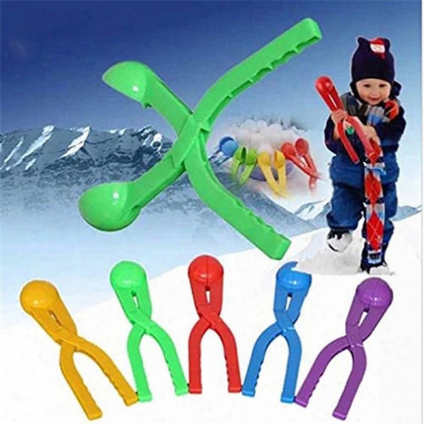 1pc/lot Winter Snow Ball Maker Sand Mold Tool Kids Toy Lightweight Compact Snowball Fight Outdoor Sport Tool Toy Sports