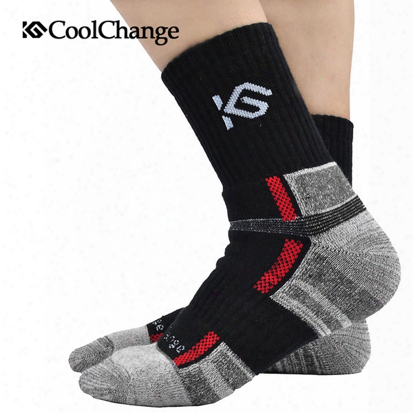 2016 Coolchange Autumn And Winter Outdoor Sports Socks Mens Coolmax Cycling Socks Men&#039;s Socks Free Shipping