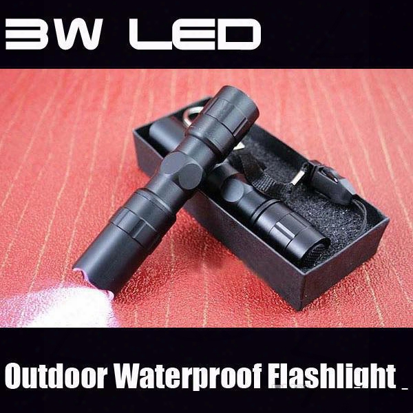 2016 New Led Mini Flashlights & Torches 3w Ledd 1aa Led Handy Outdoor Waterproof For Sporting Camping Electric Torch Aluminum Alloy Material