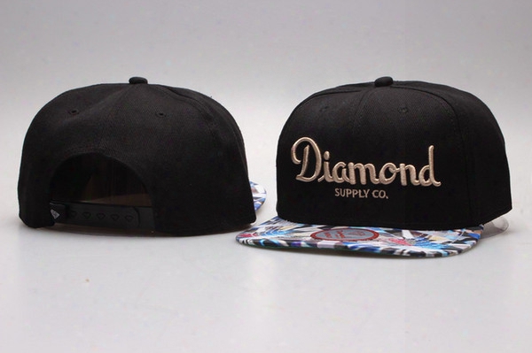 2017 New Outdoor Sports Sun Viosr Caps Diamond Supply Co Snapback Style Baseball Hip-hop Cool Hat/cap White Black Diamond Bone Swag Gorras