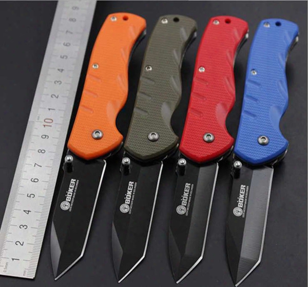 2017 New!boker Small Boar Mini Folding Blade Plastic Handle Camping Knives Outdoor Survival Knife Portable Pocket Knives