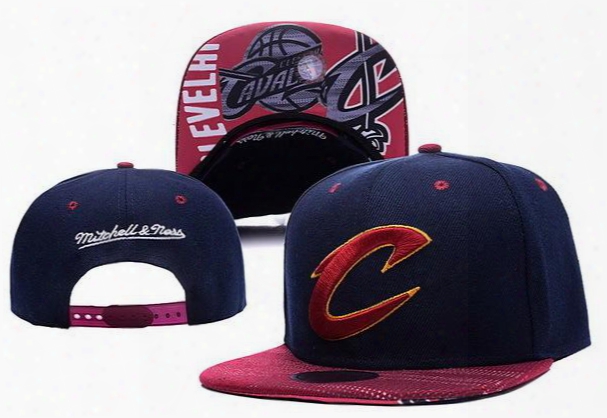 2017 Wholesale New Cotton Men Baseball Cap Cleveland Basketball Team Snapback Outdoor Sports Hatb Asketball Hats Mix Order Free Shipping