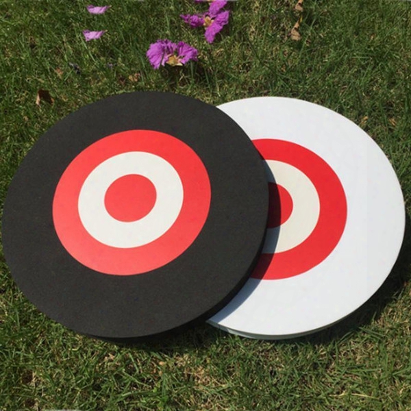 Black/white Foam Eva Hunting Targets Archery Arrow Outdoor Shooting Game Target Practice 25*3cm Easy Moving Targets
