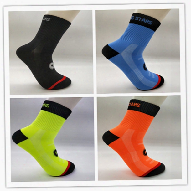 Cycling Stars Men Women Breathable Outdoor Running Bike Basketball Soccer Sport Cycling Socks Calcetines Chaussette Cyclismo