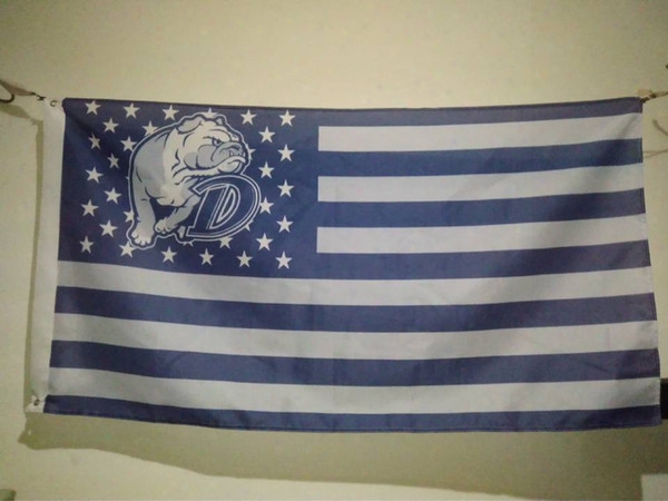 Drake Bulldogs Flag 90 X 150 Cm Polyester Ncaa Stars And Stripes Outdoor Banner