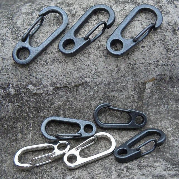 Edc Gear 20 Pcs/lot Stainless Steel Key Chains Quick Release Hanging Buckle Clasps Clips Hook