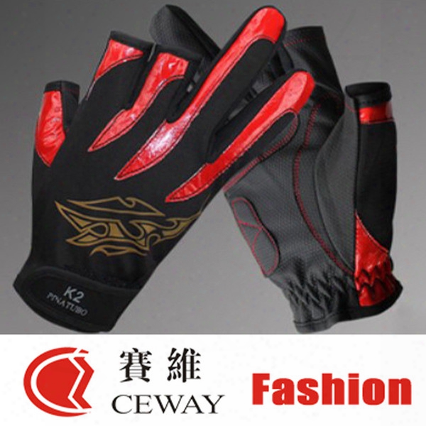 Fishing Outdoor Sports Gloves Comfortable Pu Anti Slip Resistant Fishing Gloves Mitten Fish Mittens Equipments Tackle New 2017 Free Shipping