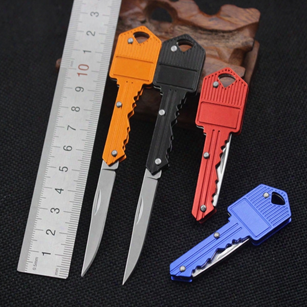 Folding Knife Self-defense Outdoor Multifunctional Key Survival Knife Mini Swiss Army Knife