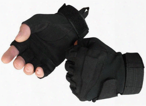 Free Shipping Fighting Gloves Tactical Gloves For Outdoor Sports Fitness Gloves Cycling Gloves Black