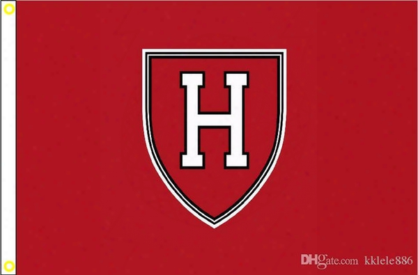 Harvard University Flag 90 X 150 Cm Polyester Ncaa Stars And Stripes Outdoor Banner