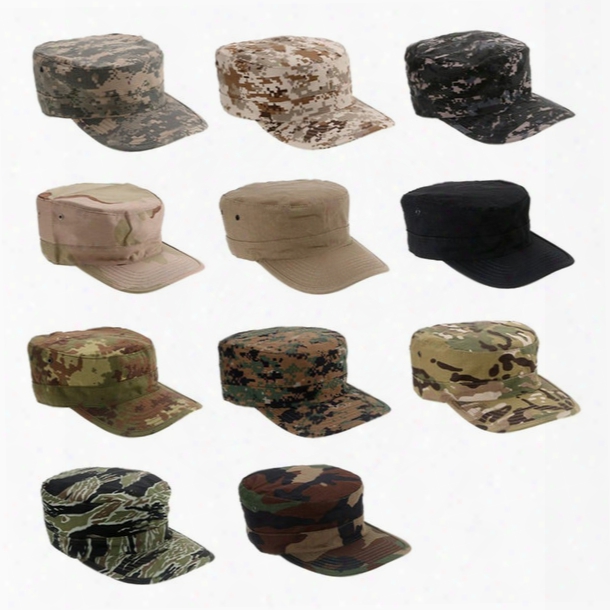 Hot Sale New Unisex Camouflage Octagon Hat Ripstop Cap Combat Hats For Outdoor Sports