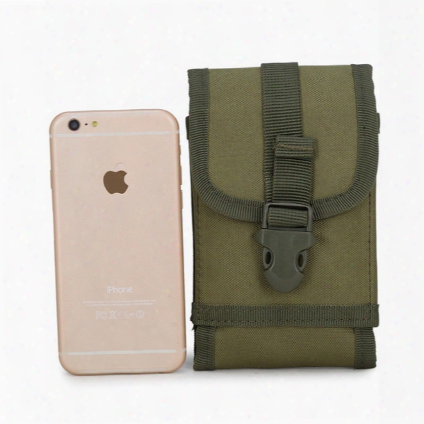 Jun Fan Nylon Bag Purse Tactical Outdoor Leisure Sports Male Multifunctional Large Screen Mobile Phone Sales Package