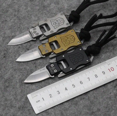 Mini Keychain Fixed Blade Knife 420 Blade Tactical Combat Survival Neck Knives Tea Knife Outdoor Survival Camp Pocket Knives