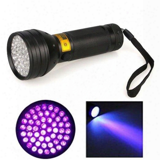 Multi-function 395 Nm 51 Uv Ultraviolet Led Flashlight Blacklight For Spotting Scorpions Bed Bugs Insects Critters And Dog Cat Urine Stains