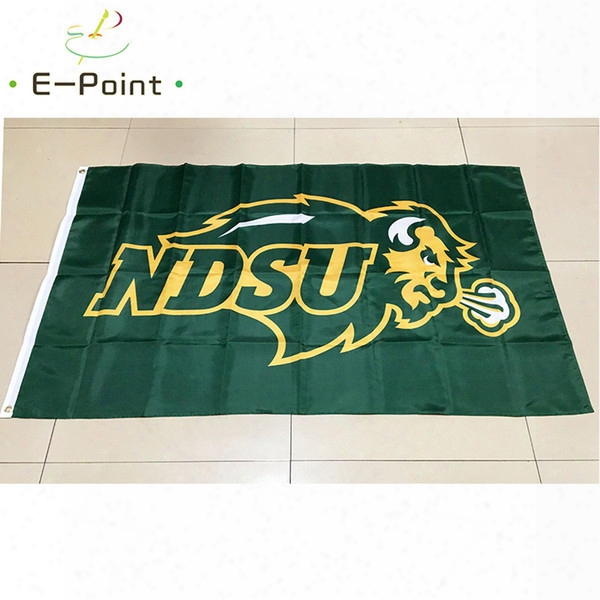 Ncaa North Dakota State Bison Polyester Flag 3ft*5ft (150cm*90cm) Flag Banner Decoration Flying Home &g Arden Outdoor Gifts